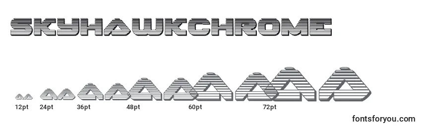 Skyhawkchrome (141120) Font Sizes
