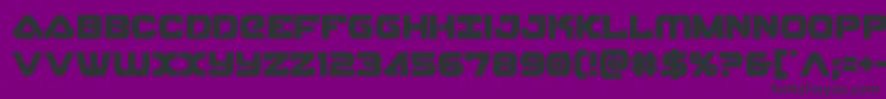 skyhawkcond Font – Black Fonts on Purple Background