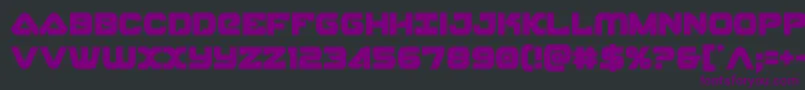 skyhawkcond Font – Purple Fonts on Black Background