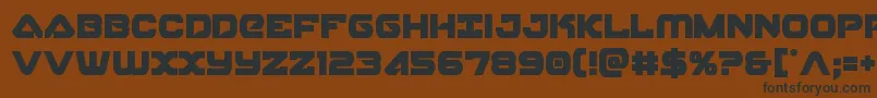 skyhawkcond Font – Black Fonts on Brown Background