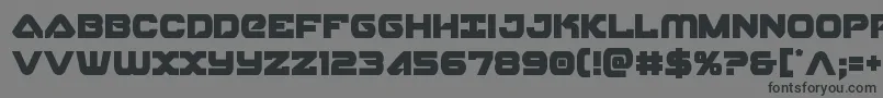 skyhawkcond Font – Black Fonts on Gray Background