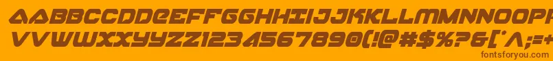 fuente skyhawkcondital – Fuentes Marrones Sobre Fondo Naranja