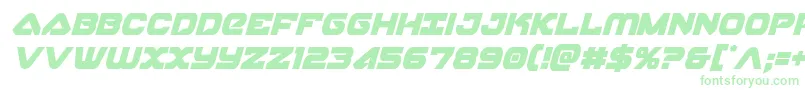 skyhawkcondital-Schriftart – Grüne Schriften