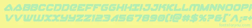fuente skyhawkcondital – Fuentes Verdes Sobre Fondo Amarillo