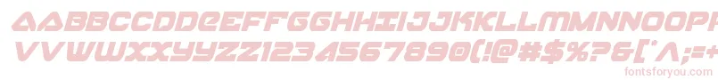 skyhawkcondital-Schriftart – Rosa Schriften auf weißem Hintergrund
