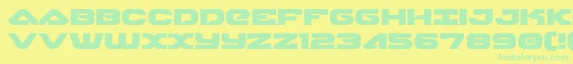 Weitere Informationen zur skyhawkexpand-Schriftart skyhawkexpand-Schriftart – Grüne Schriften auf gelbem Hintergrund