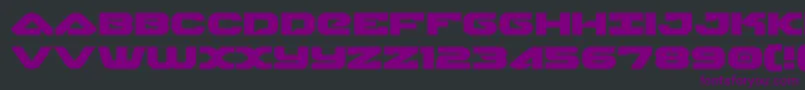 skyhawkexpand Font – Purple Fonts on Black Background