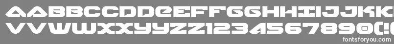 skyhawkexpand Font – White Fonts on Gray Background