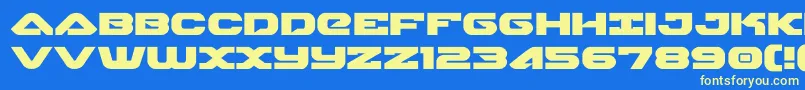 More about skyhawkexpand Font skyhawkexpand Font – Yellow Fonts on Blue Background
