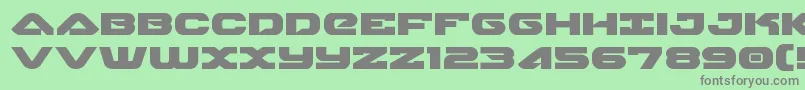 skyhawkexpand Font – Gray Fonts on Green Background