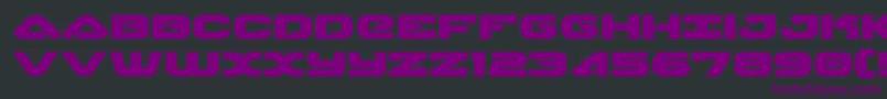 skyhawkexpand Font – Purple Fonts on Black Background