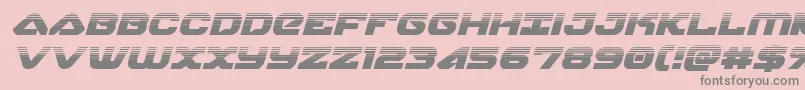 skyhawkhalfital Font – Gray Fonts on Pink Background