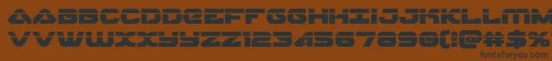 skyhawklaser Font – Black Fonts on Brown Background