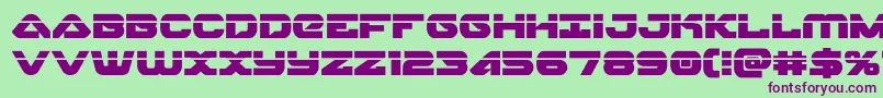 skyhawklaser Font – Purple Fonts on Green Background