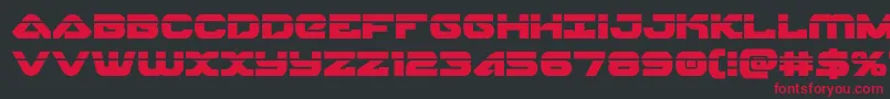 skyhawklaser Font – Red Fonts on Black Background