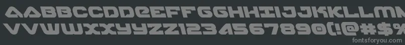 More about skyhawkleft Font skyhawkleft Font – Gray Fonts on Black Background