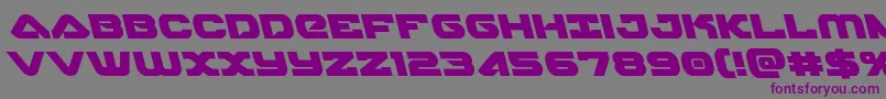 skyhawkleft Font – Purple Fonts on Gray Background