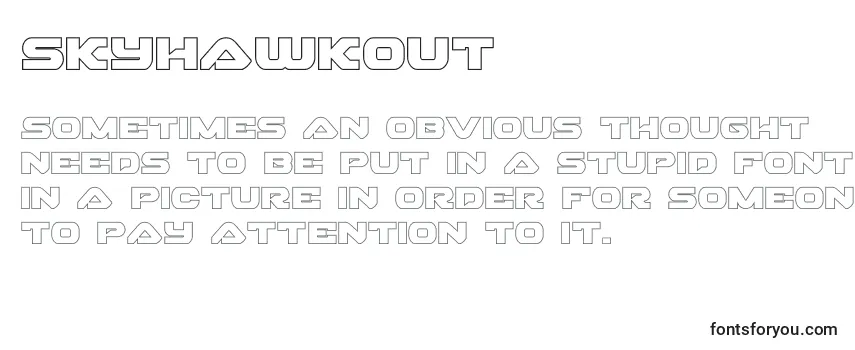 Skyhawkout (141144) フォントのレビュー
