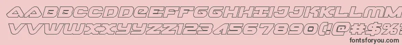 More about skyhawkoutital Font skyhawkoutital Font – Black Fonts on Pink Background