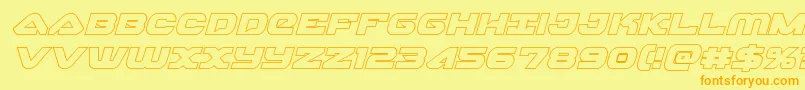 More about skyhawkoutital Font skyhawkoutital Font – Orange Fonts on Yellow Background