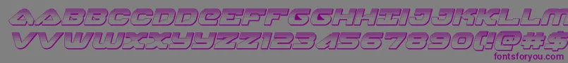 skyhawkplatital Font – Purple Fonts on Gray Background