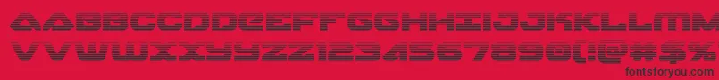 skyhawkscan Font – Black Fonts on Red Background