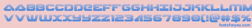 skyhawkscan Font – Blue Fonts on Pink Background