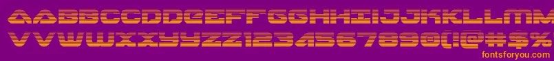 skyhawkscan Font – Orange Fonts on Purple Background