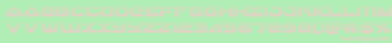 skyhawkscan Font – Pink Fonts on Green Background