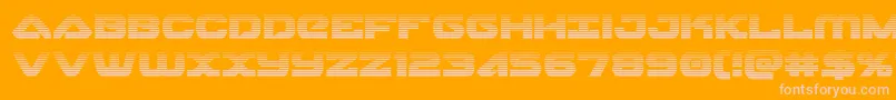 skyhawkscan Font – Pink Fonts on Orange Background