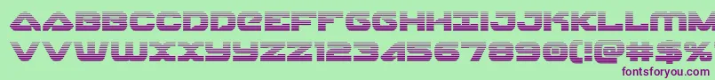 skyhawkscan Font – Purple Fonts on Green Background