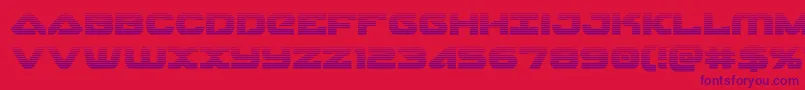 skyhawkscan Font – Purple Fonts on Red Background