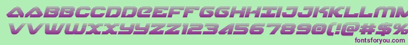 skyhawkscanital Font – Purple Fonts on Green Background