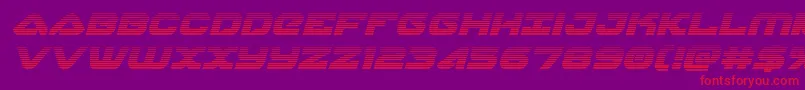 skyhawkscanital Font – Red Fonts on Purple Background