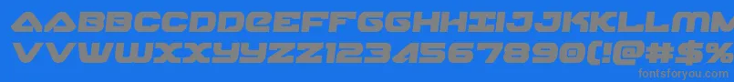 Fonte skyhawksemi – fontes cinzas em um fundo azul