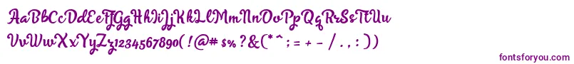 Skyoval Typeface Free Demo-fontti – violetit fontit