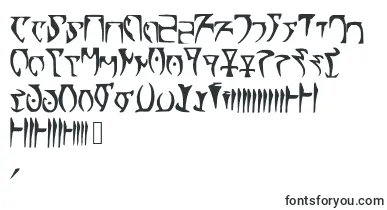 Skyrim Daedra font – Fonts Runes