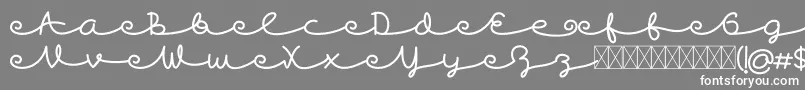 Skywave Free Font – White Fonts on Gray Background