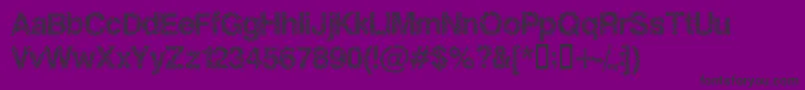 SLANKB   Font – Black Fonts on Purple Background