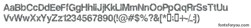 Шрифт SLANKB   – нечеткие шрифты