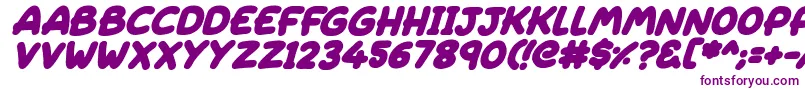Sleeping Italic Font – Purple Fonts