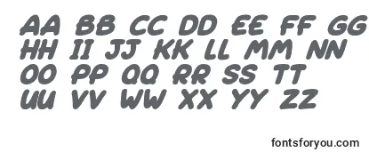 Обзор шрифта Sleeping Italic