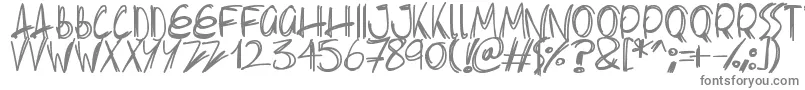 Slenderscratch Font – Gray Fonts