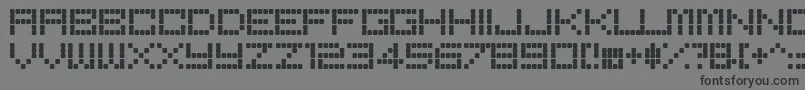BoredRe-Schriftart – Schwarze Schriften auf grauem Hintergrund