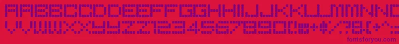 fuente BoredRe – Fuentes Moradas Sobre Fondo Rojo