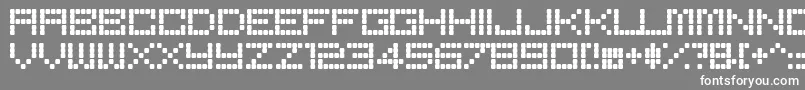 BoredRe Font – White Fonts on Gray Background