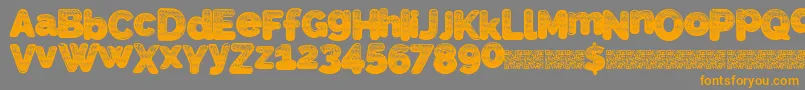 More about SlickWave Font SlickWave Font – Orange Fonts on Gray Background