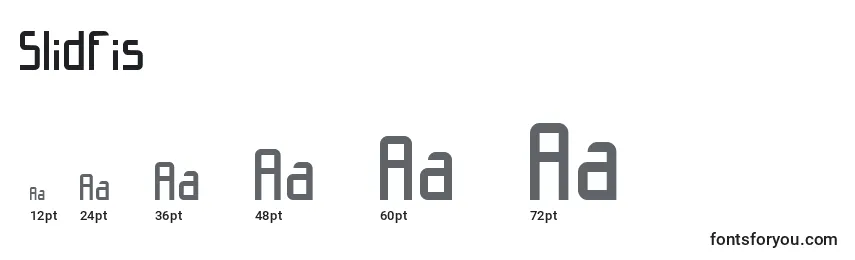 Slidfis (141201) Font Sizes