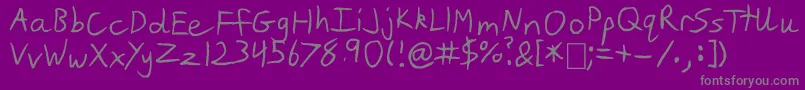 More about Slim Jim Font Slim Jim Font – Gray Fonts on Purple Background