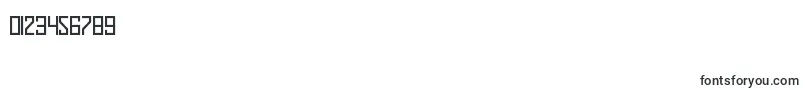 Slim Stradiva Font – Fonts for Numbers and Digits